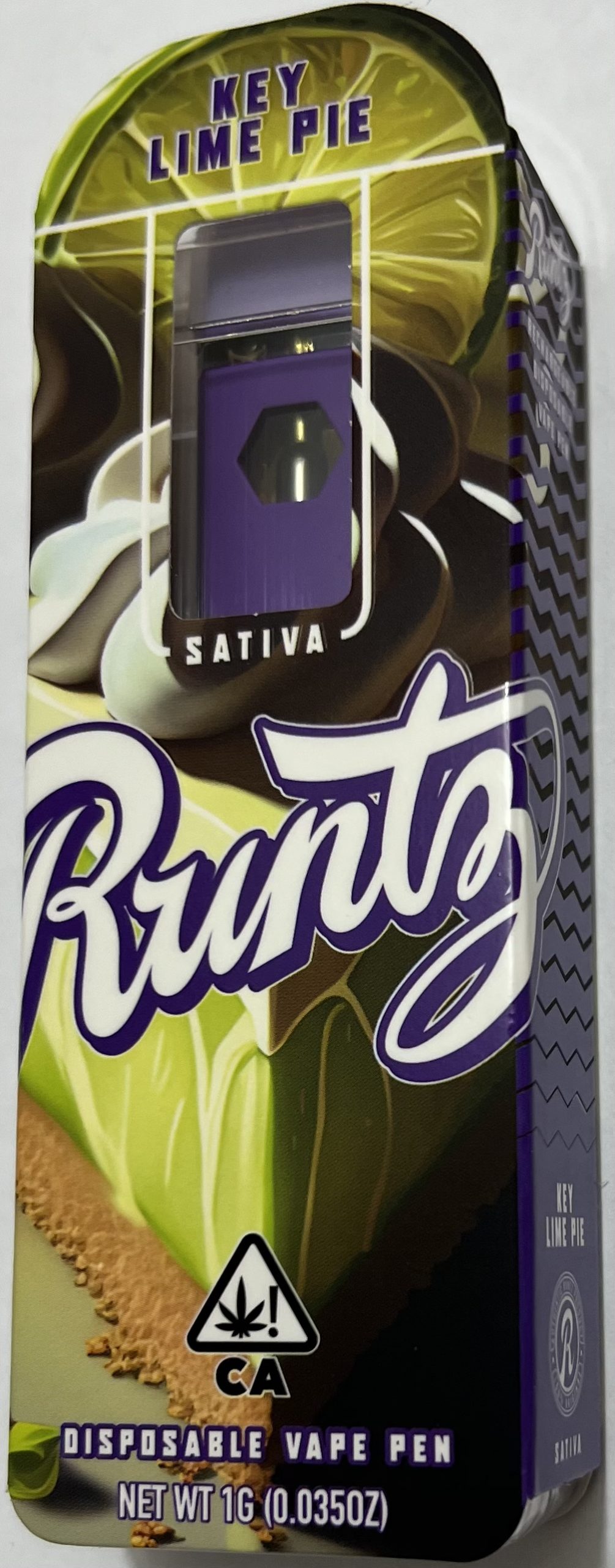 RUNTZ DISPOSABLE "KEY LIME PIE" SATIVA OG Discount Pharmacy